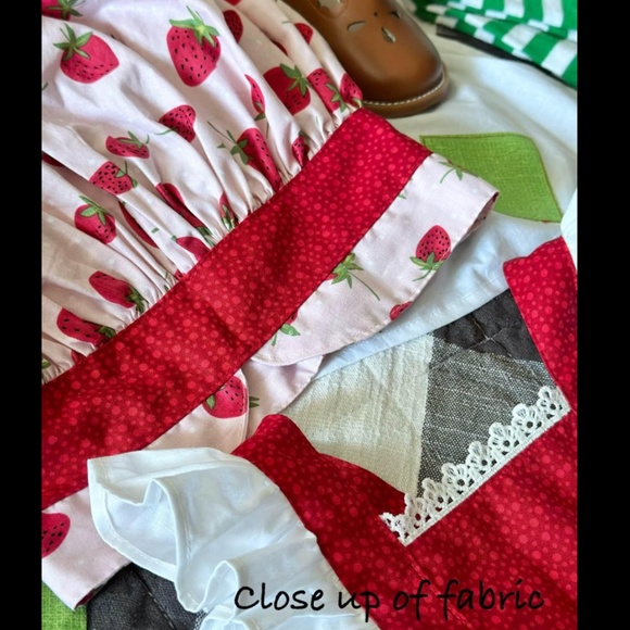 Strawberry Shortcake Costume Size 3-4T ♥️ 5 piece set - Picture 6 of 7